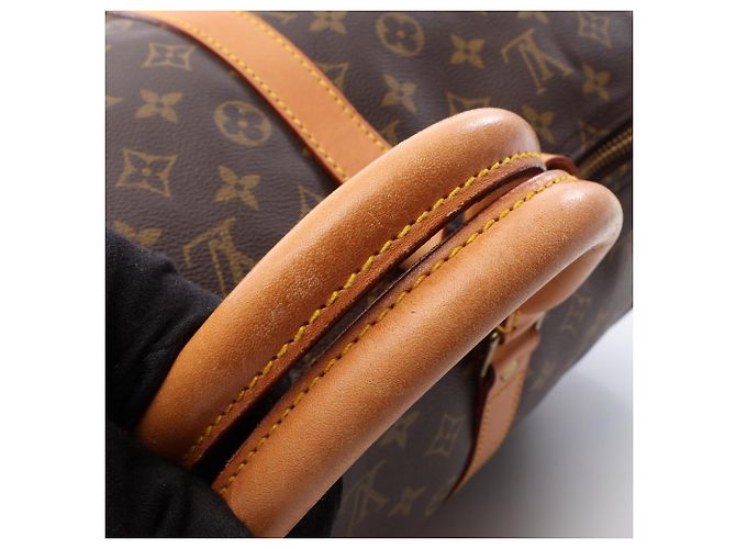 Borsa Boston Louis Vuitton Keepall 55 Marrone Monogramma - vista 6