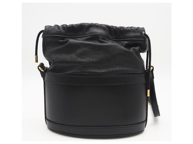 Borsa a tracolla GUCCI in pelle Horsebit 1955 Nero - vista 2