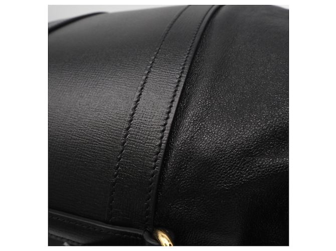 Borsa a tracolla GUCCI in pelle Horsebit 1955 Nero - vista 4