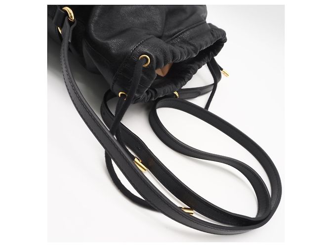 Borsa a tracolla GUCCI in pelle Horsebit 1955 Nero - vista 5