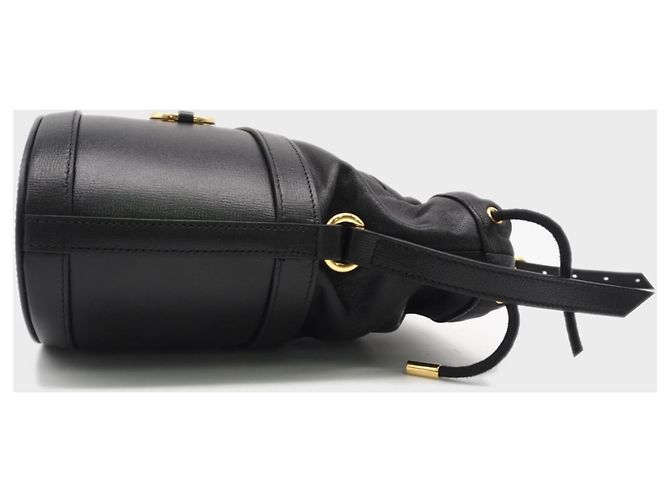 Borsa a tracolla GUCCI in pelle Horsebit 1955 Nero - vista 6