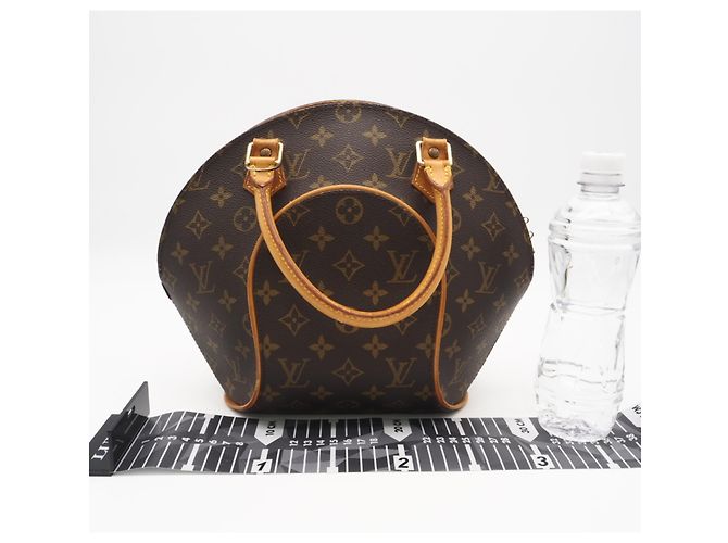 Borsa Louis Vuitton Monogram Ellipse PM Marrone Beige - vista 3