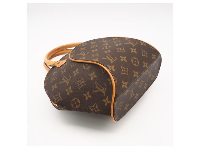 Borsa Louis Vuitton Monogram Ellipse PM Marrone Beige - vista 5