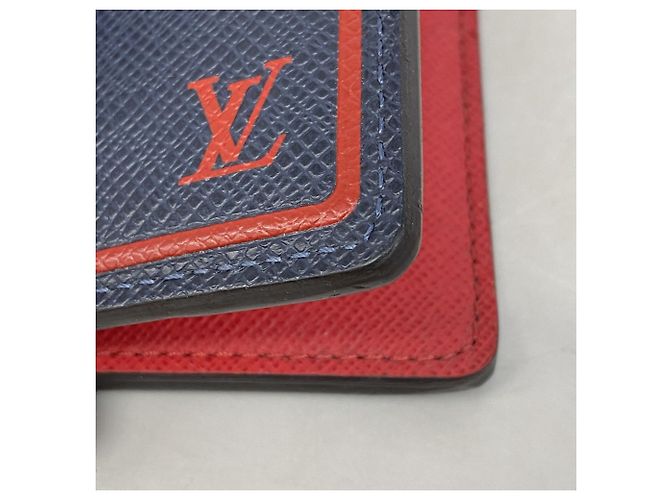 Organizer Louis Vuitton Navy Blue Card Case - view 6