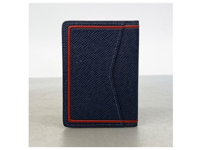 Organizer Louis Vuitton Navy Blue Card Case - view 7
