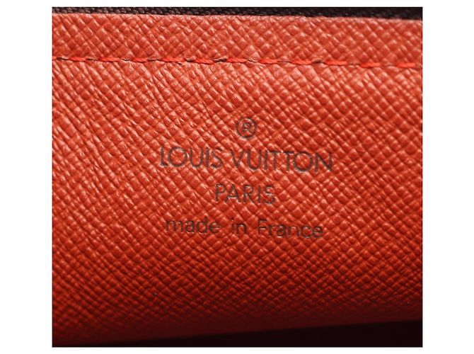 Borsa Louis Vuitton Papillon 30 Marrone Damier ebene - vista 4