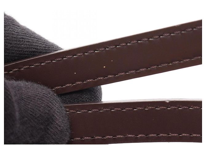 Borsa Louis Vuitton Papillon 30 Marrone Damier ebene - vista 8
