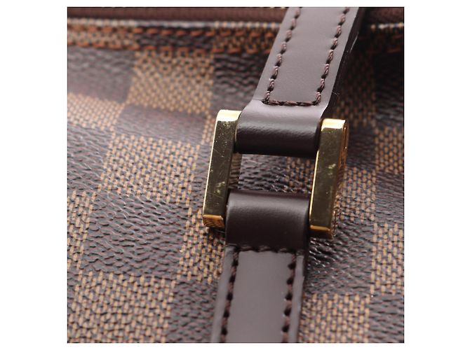 Borsa Louis Vuitton Papillon 30 Marrone Damier ebene - vista 9