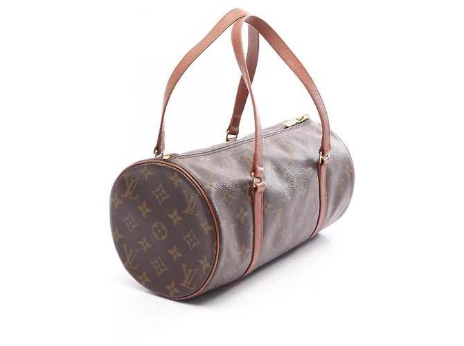 Borsa Louis Vuitton Papillon 30 Marrone Monogramma - vista 2
