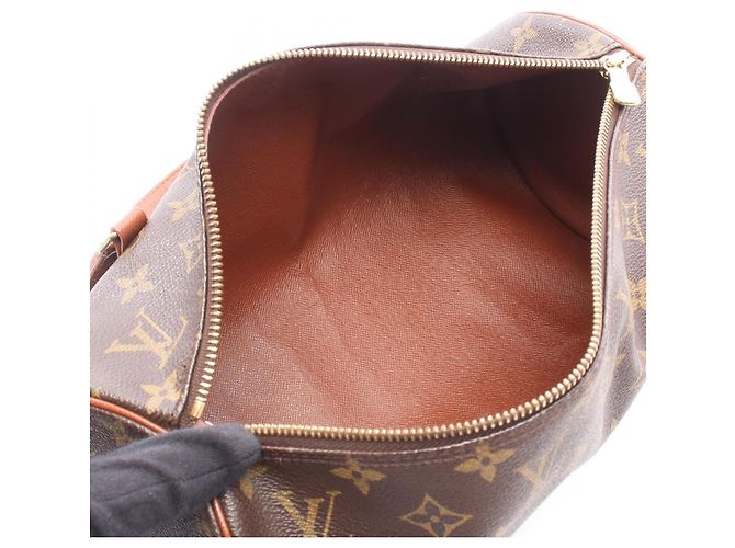 Borsa Louis Vuitton Papillon 30 Marrone Monogramma - vista 3