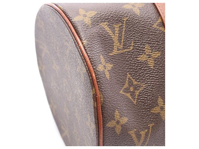 Borsa Louis Vuitton Papillon 30 Marrone Monogramma - vista 8