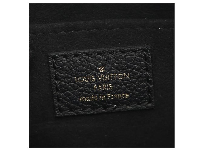Borsa Louis Vuitton Petite Sac Plat Monogram Empreinte Nero - vista 4