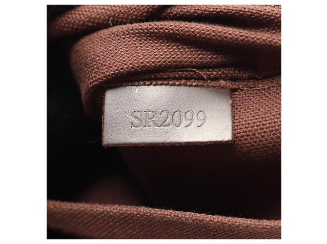 Borsa a Spalla Louis Vuitton Brooklyn PM Damier Ebene Marrone - vista 5
