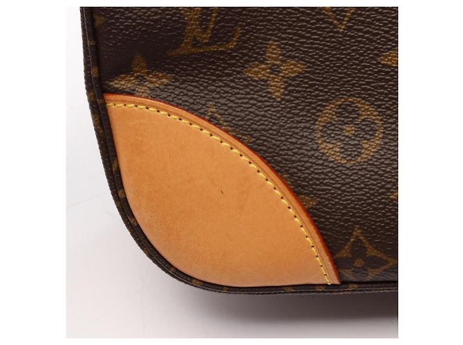 Borsa a Spalla Louis Vuitton Boulogne PM Monogram Marrone Monogramma - vista 8