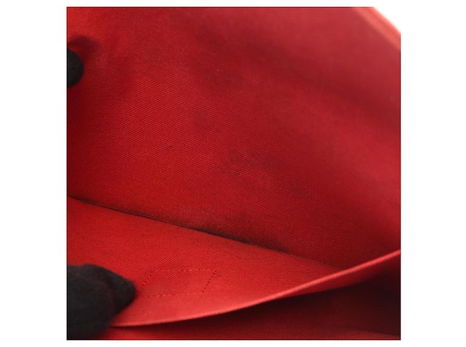 Louis Vuitton Pochette Felicie Monogram Empreinte Rosso Blu navy - vista 7