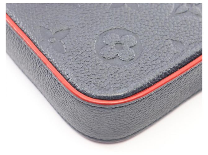 Louis Vuitton Pochette Felicie Monogram Empreinte Rosso Blu navy - vista 9