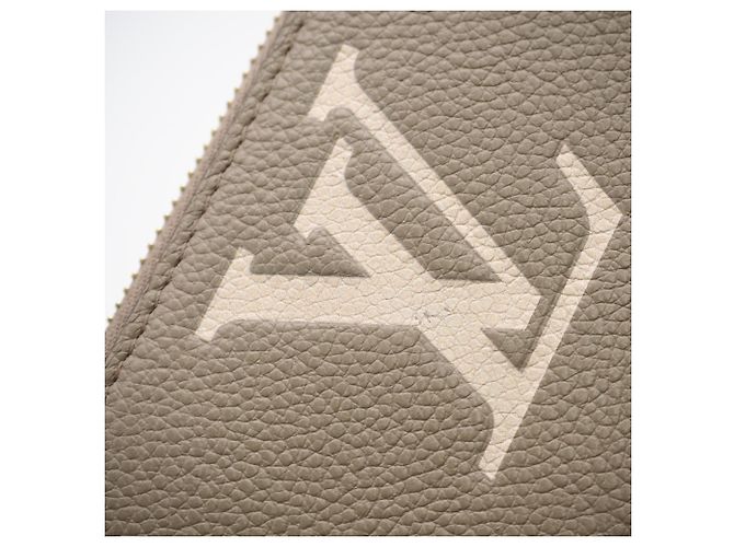Louis Vuitton Monogram Empreinte Bicolor Zippy Wallet Beige - vista 10