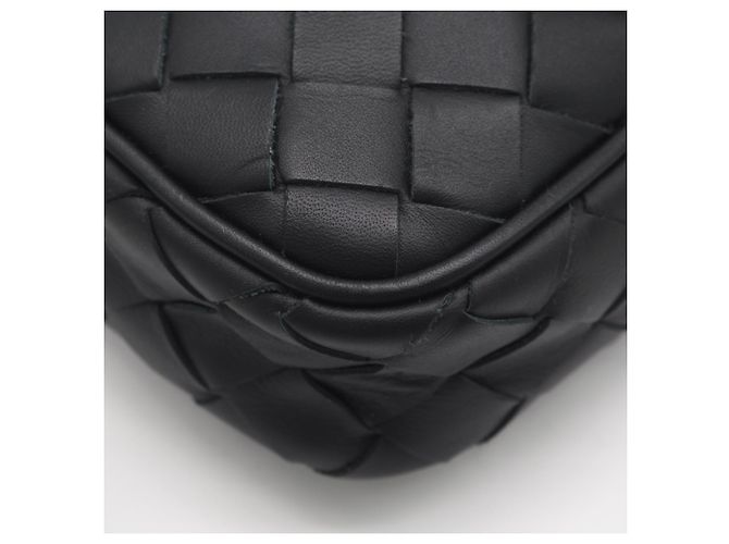 Borsa a tracolla Bottega Veneta Intrecciato Nero - vista 10