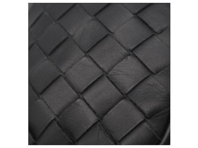 Borsa a tracolla Bottega Veneta Intrecciato Nero - vista 15