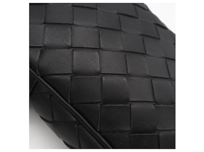 Borsa a tracolla Bottega Veneta Intrecciato Nero - vista 4