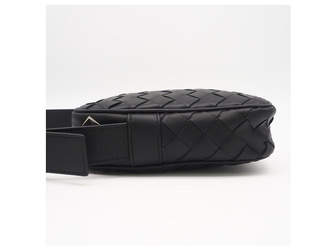 Borsa a tracolla Bottega Veneta Intrecciato Nero - vista 6