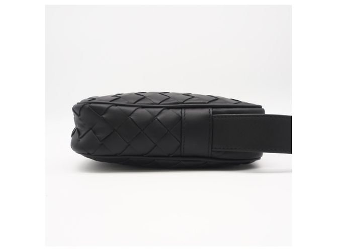 Borsa a tracolla Bottega Veneta Intrecciato Nero - vista 7