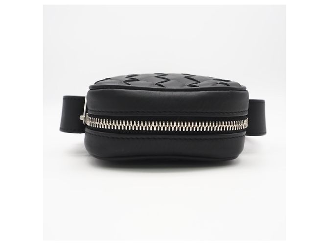 Borsa a tracolla Bottega Veneta Intrecciato Nero - vista 9