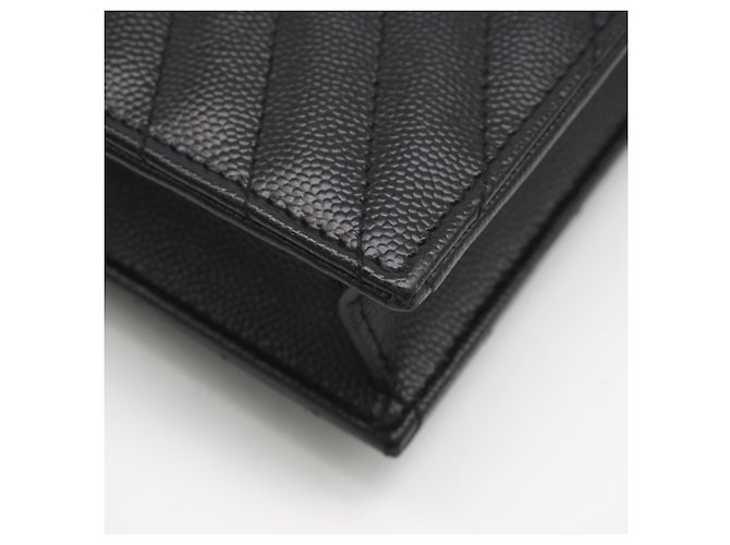 Portafoglio con catena a bustina Cassandra Yves Saint Laurent Nero - vista 10