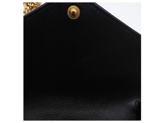 Portafoglio con catena a bustina Cassandra Yves Saint Laurent Nero - vista 13