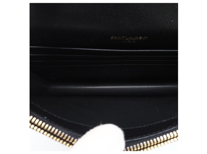 Portafoglio con catena a bustina Cassandra Yves Saint Laurent Nero - vista 14