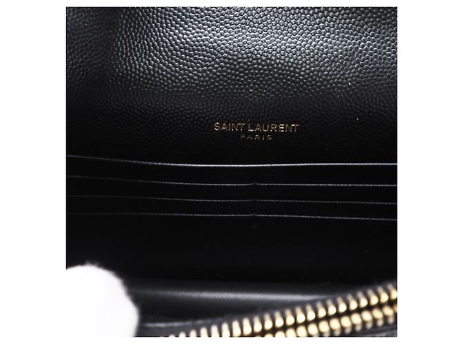 Portafoglio con catena a bustina Cassandra Yves Saint Laurent Nero - vista 15