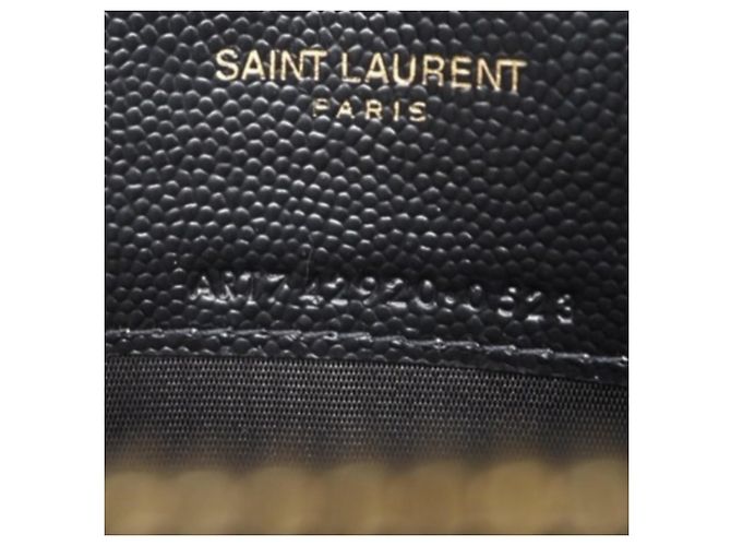 Portafoglio con catena a bustina Cassandra Yves Saint Laurent Nero - vista 18