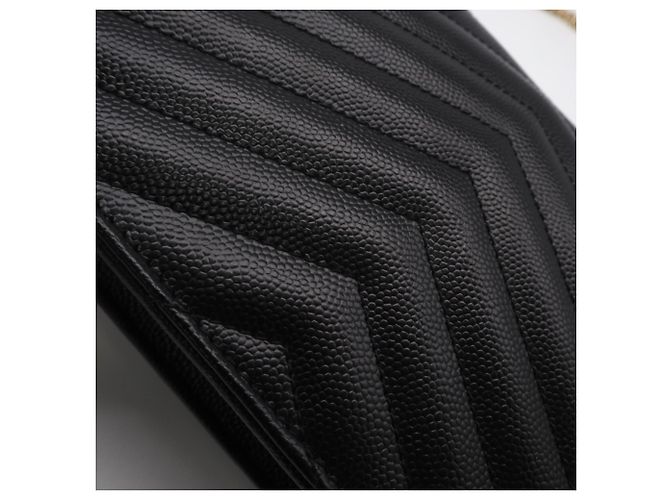 Portafoglio con catena a bustina Cassandra Yves Saint Laurent Nero - vista 4