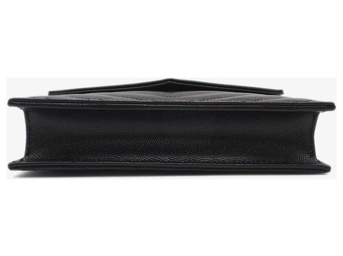 Portafoglio con catena a bustina Cassandra Yves Saint Laurent Nero - vista 8