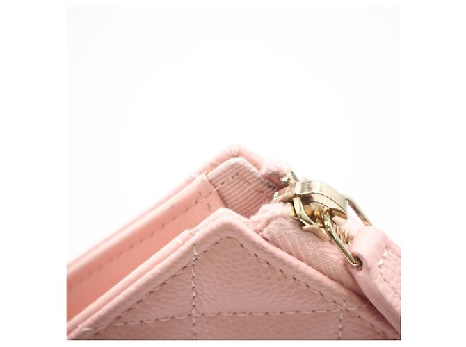 Monedero Matelassé Chanel en rosa - vista 11