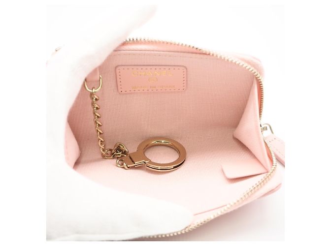 Monedero Matelassé Chanel en rosa - vista 13
