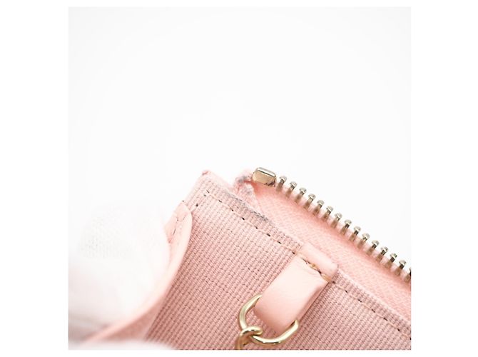 Monedero Matelassé Chanel en rosa - vista 14