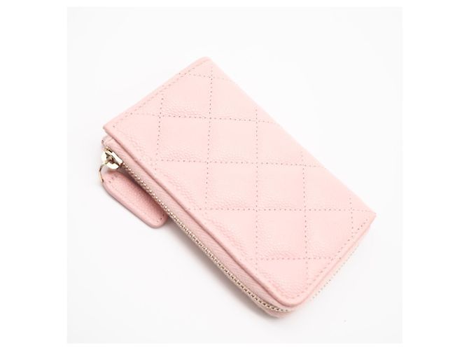 Monedero Matelassé Chanel en rosa - vista 2