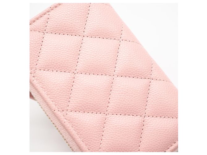 Monedero Matelassé Chanel en rosa - vista 4