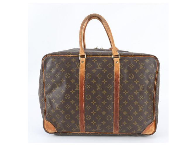 Sac cabas en cuir Louis Vuitton Monogram Sirius 45 Marron - vue 3