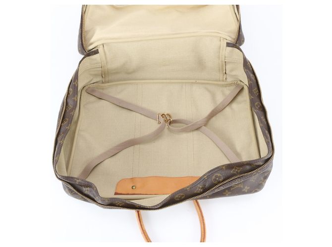Sac cabas en cuir Louis Vuitton Monogram Sirius 45 Marron - vue 8