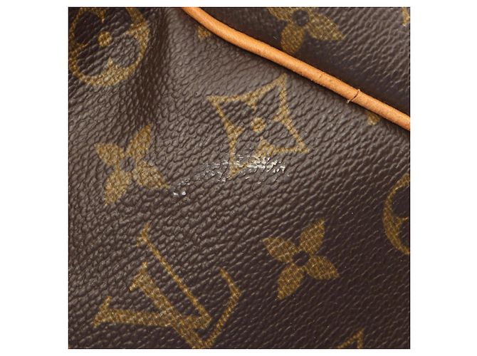 Borsa Boston Louis Vuitton Keepall 60 Monogram Marrone Monogramma - vista 12