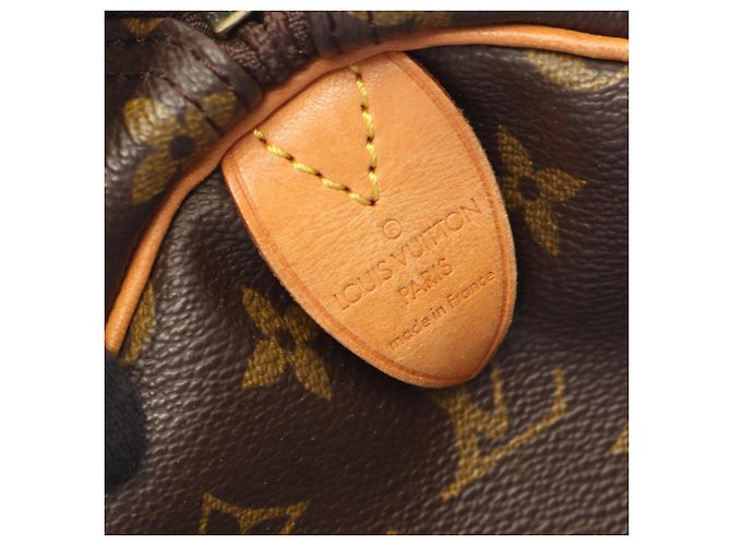 Borsa Boston Louis Vuitton Keepall 60 Monogram Marrone Monogramma - vista 4
