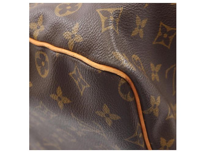 Borsa Boston Louis Vuitton Keepall 60 Monogram Marrone Monogramma - vista 9