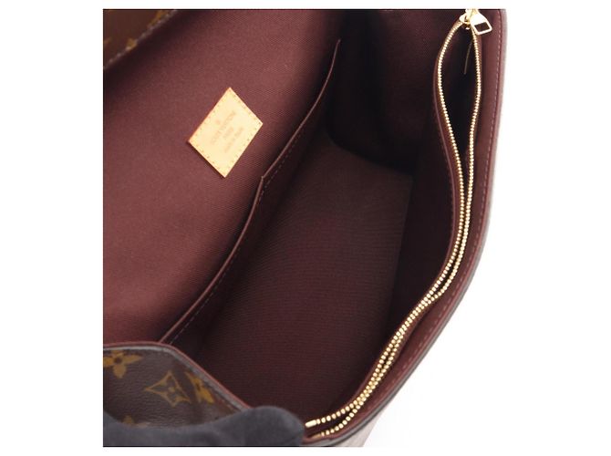 Borsa 2-Way Louis Vuitton Cluny MM Marrone Blu Bordò Monogramma - vista 3