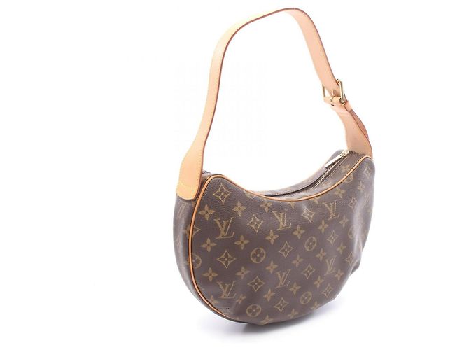 Borsa a Spalla Louis Vuitton Croissant MM Marrone Monogramma - vista 2