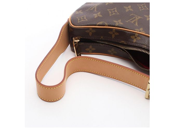 Borsa a Spalla Louis Vuitton Croissant MM Marrone Monogramma - vista 6