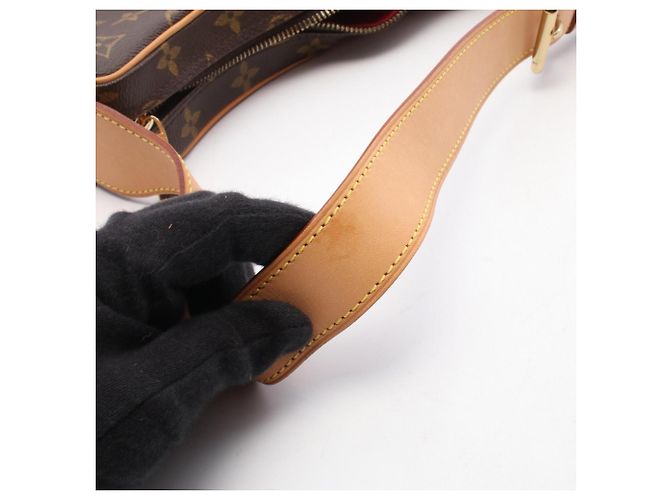 Borsa a Spalla Louis Vuitton Croissant MM Marrone Monogramma - vista 8