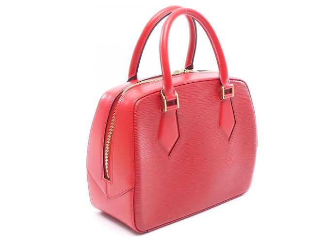 Borsa Louis Vuitton Sablon Rosso - vista 2
