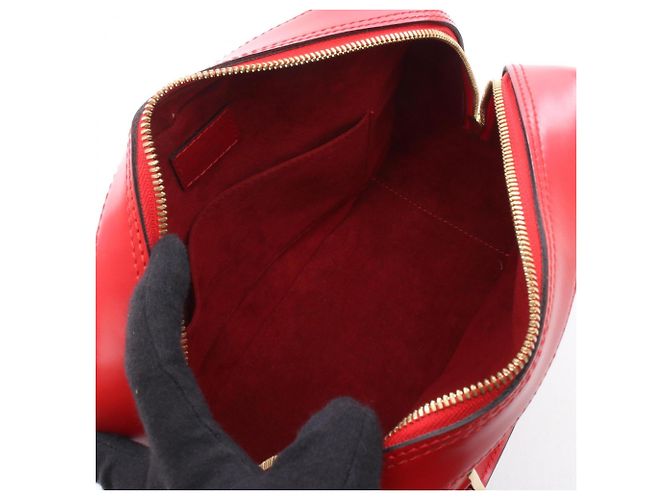 Borsa Louis Vuitton Sablon Rosso - vista 3